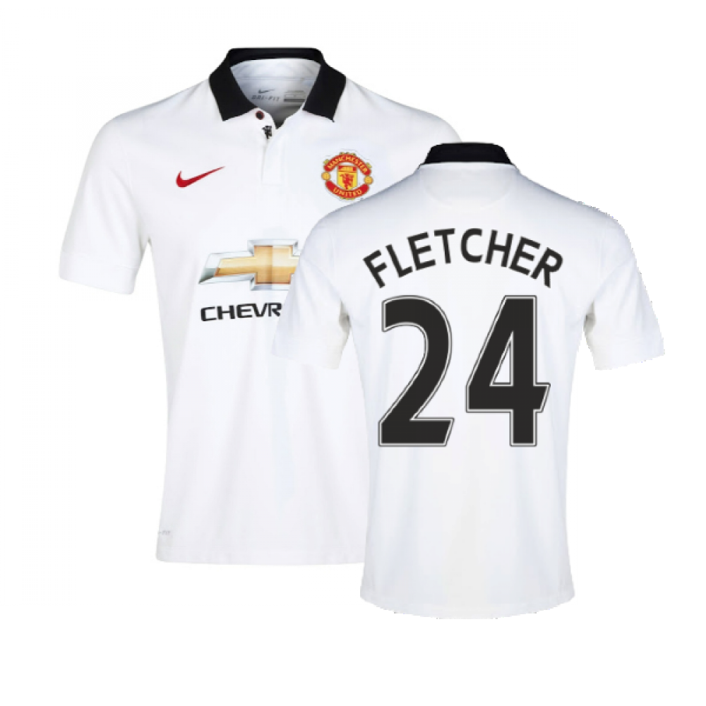 Manchester United 2014-15 Away Shirt ((Very Good) L) (Fletcher 24)_0