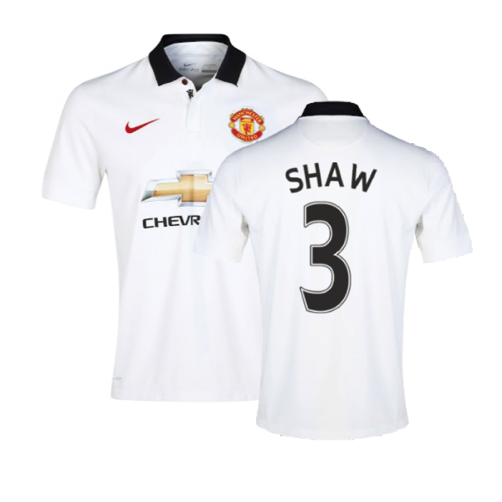 Manchester United 2014-15 Away Shirt ((Very Good) L) (Shaw 3)_0