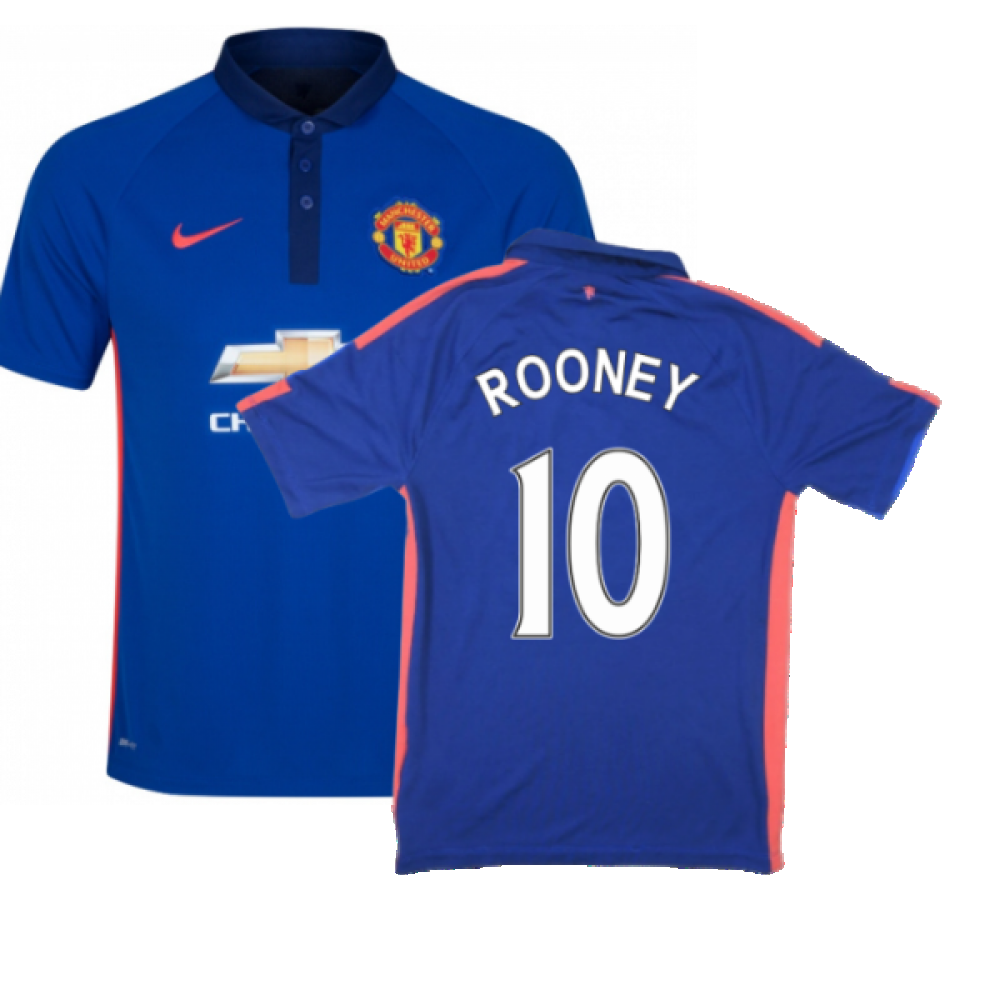 Manchester United 2014-15 Third Shirt ((Very Good) M) (Rooney 10)