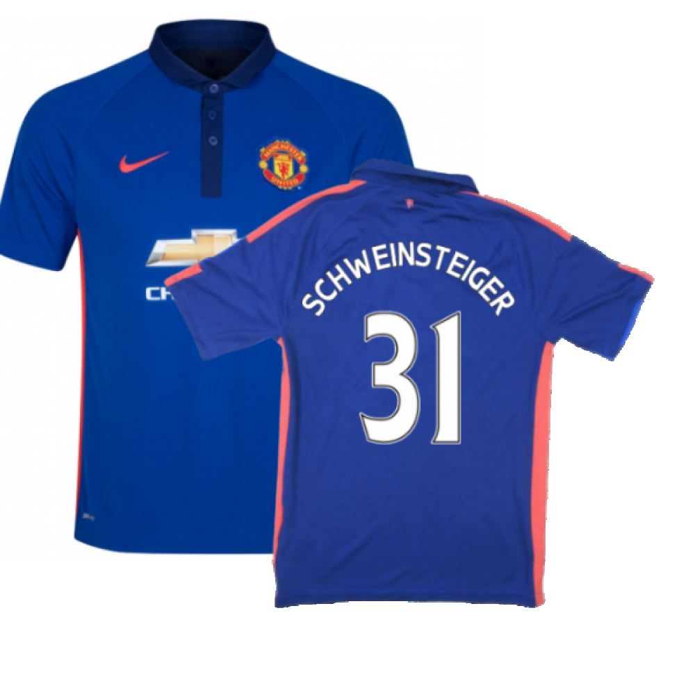 Manchester United 2014-15 Third Shirt ((Very Good) M) (Schweinsteiger 31)