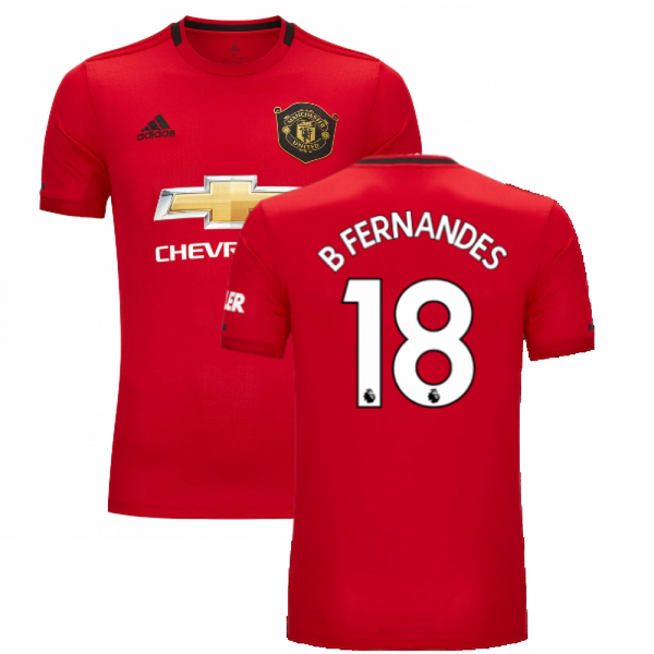 adidas Manchester United Home Shirt 2019-20 (L) Red :