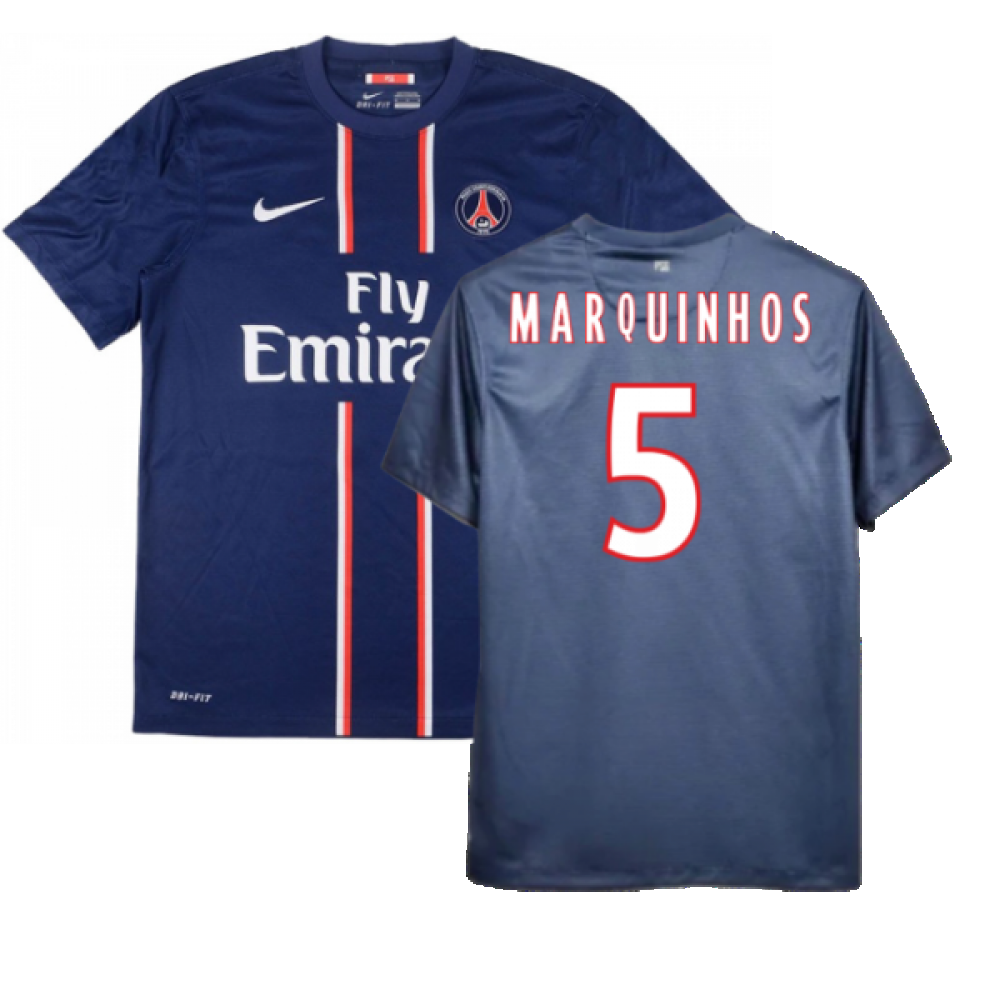 PSG 2012-13 Home Shirt ((Good) XL) (MARQUINHOS 5)_0