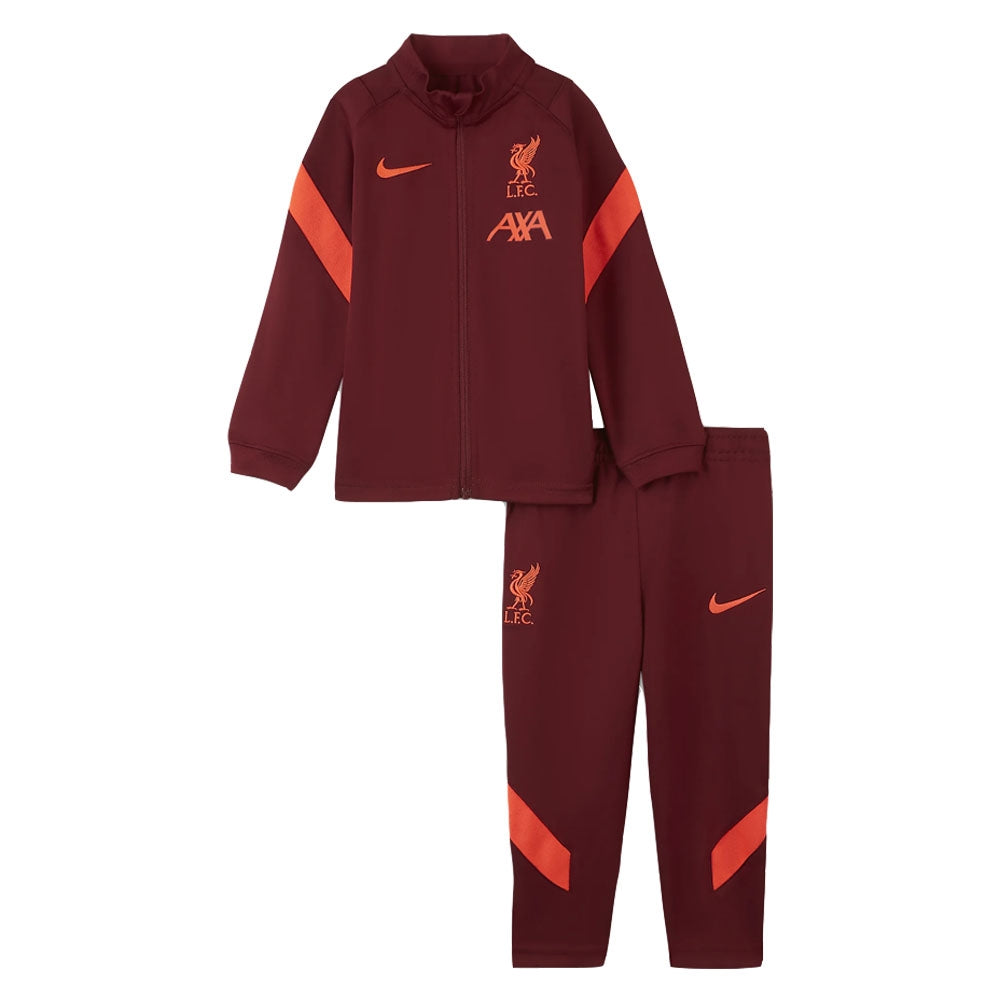 Liverpool 2021-2022 Strike Tracksuit (Team Red) - Infants_0