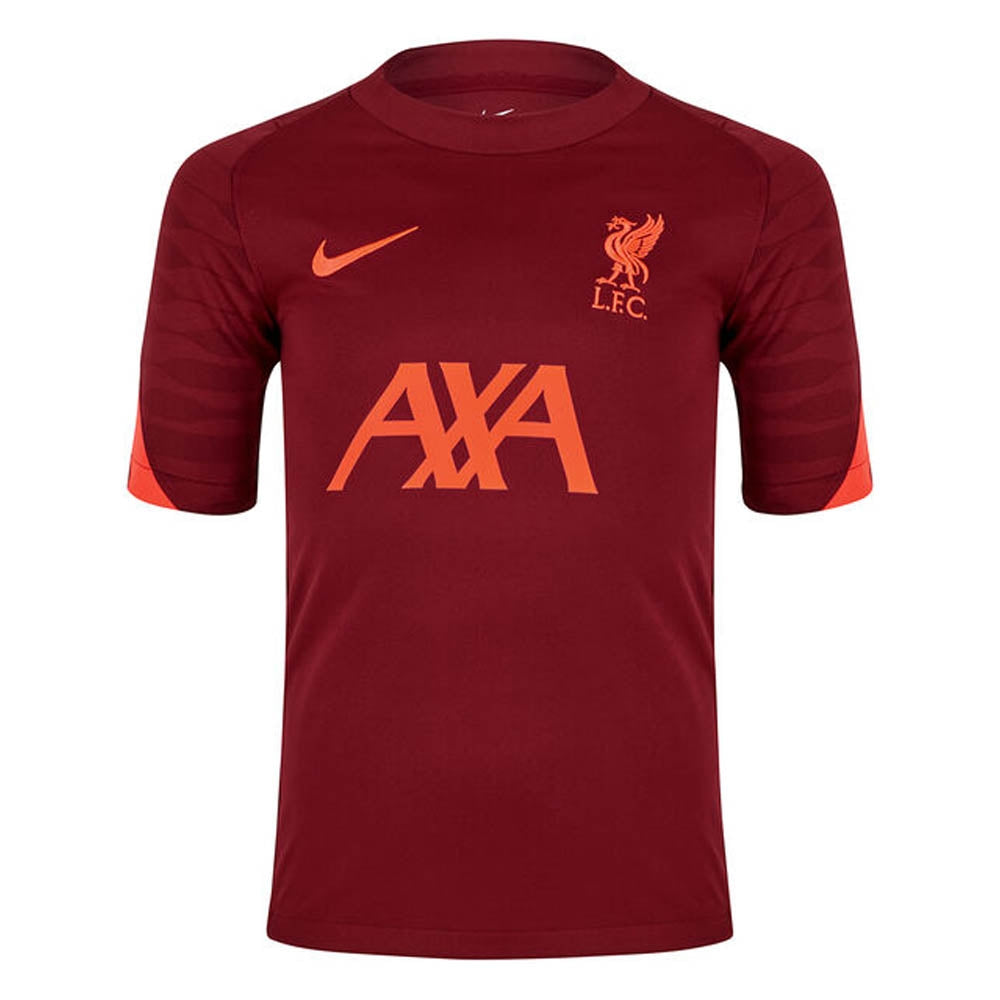 Liverpool 2021-2022 Training Shirt (Team Red) - Kids_0