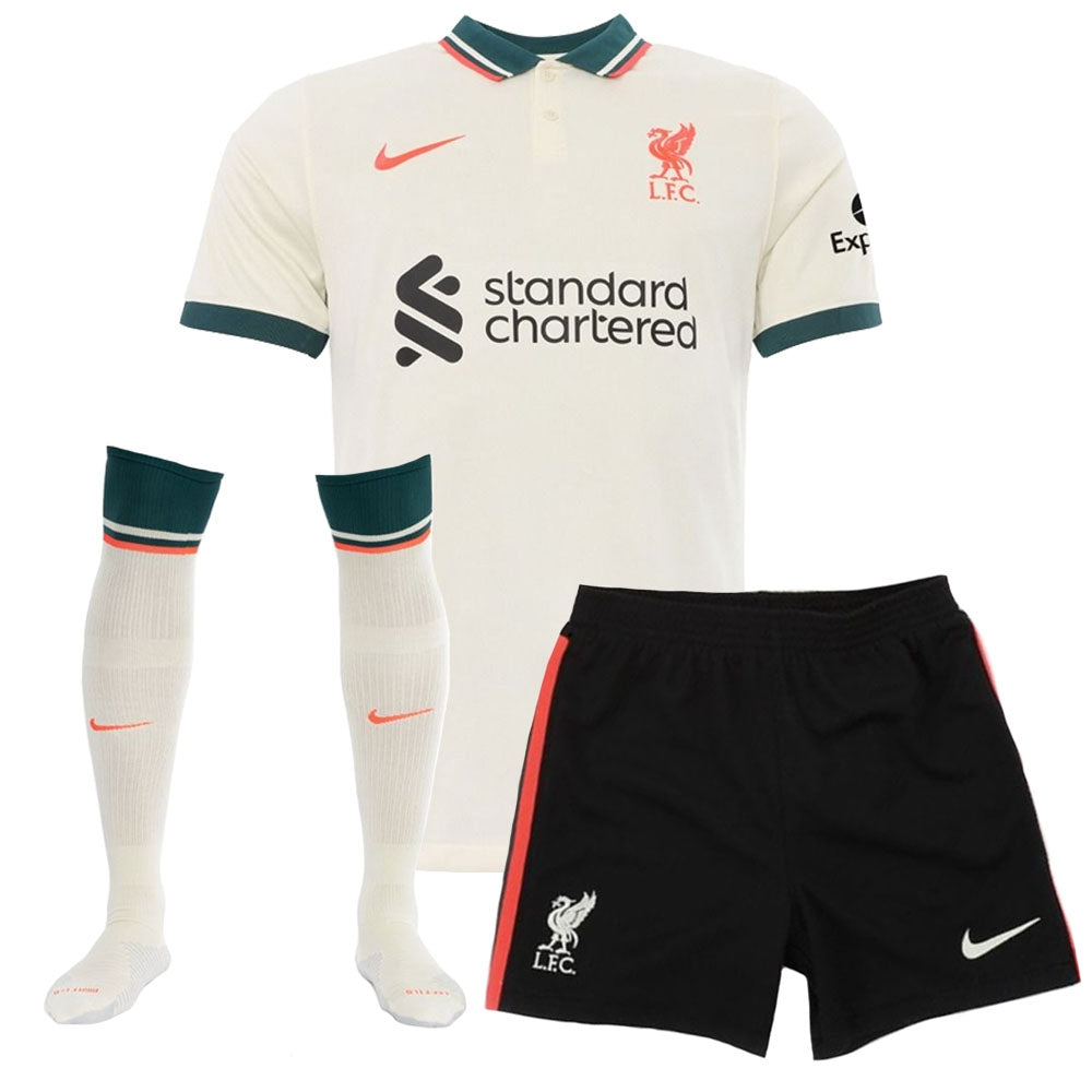 Liverpool 2021-2022 Away Little Boys Mini Kit_0