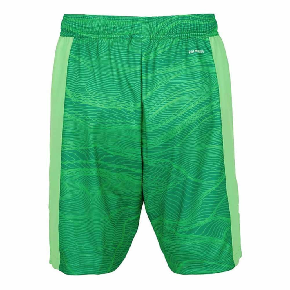 Arsenal 2021-2022 Home Goalkeeper Shorts (Solar Lime)_0