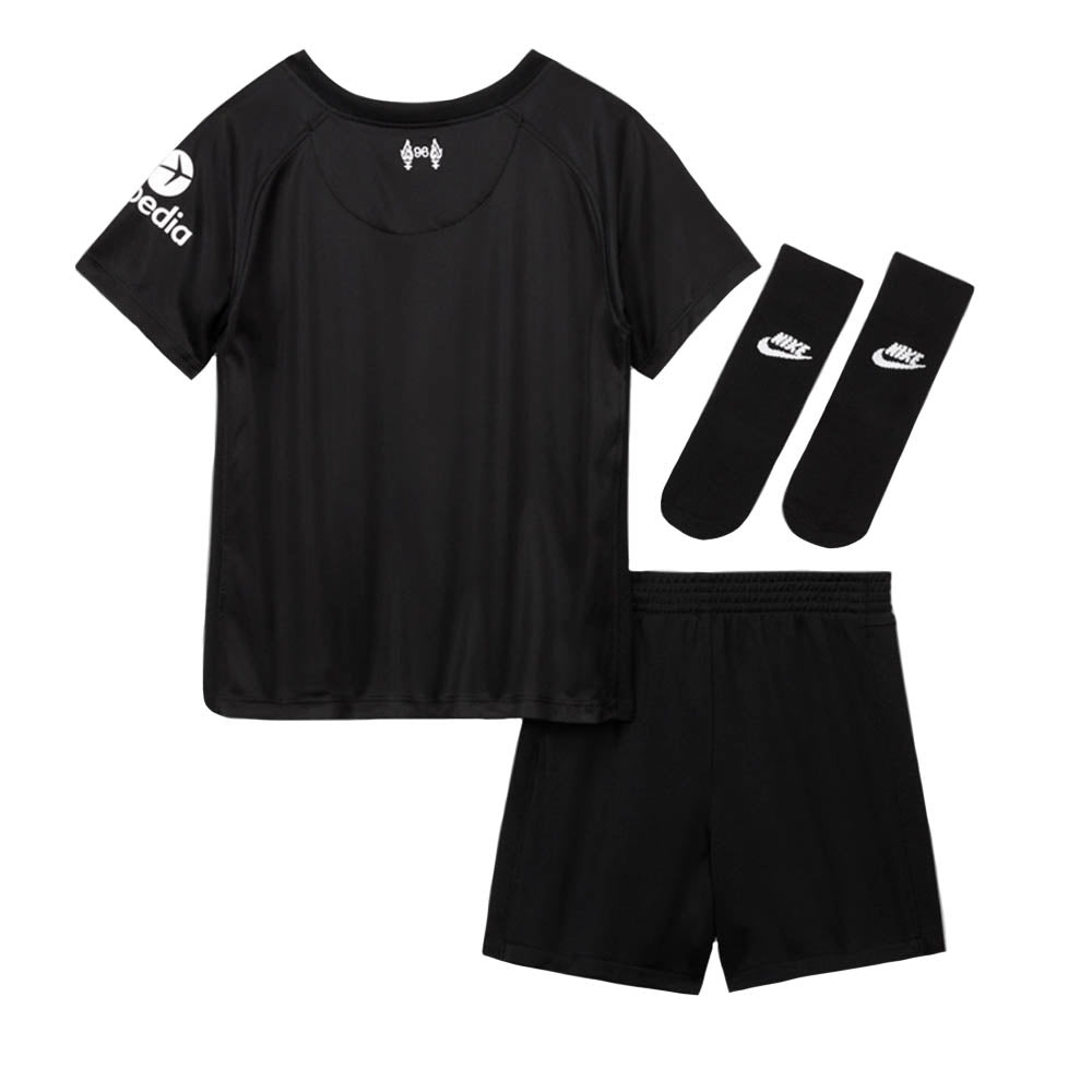 Liverpool 2021-2022 Goalkeeper Baby Kit (Black)_0