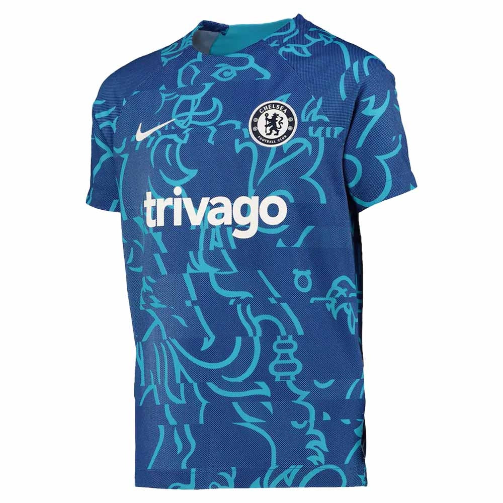 2022-2023 Chelsea Pre-Match Training Shirt (Blue) - Kids_0