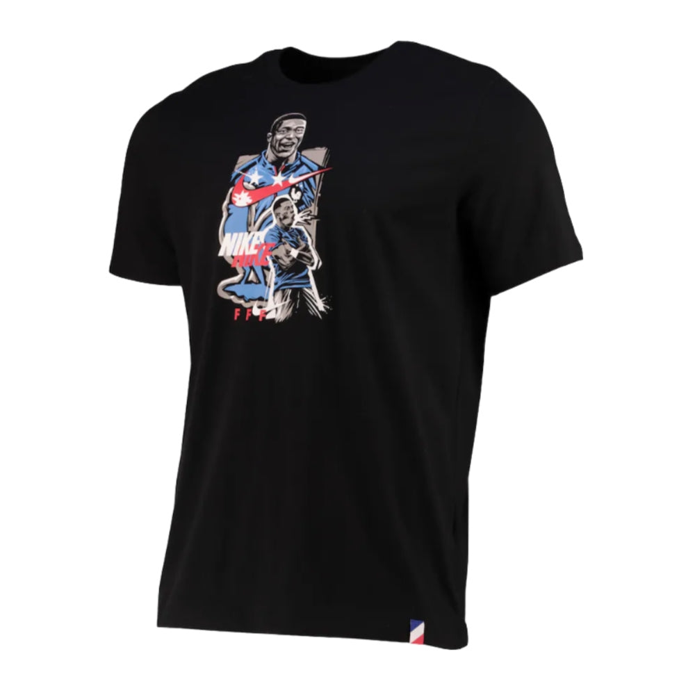 2022-2023 France Mbappe Player Tee (Black)_0