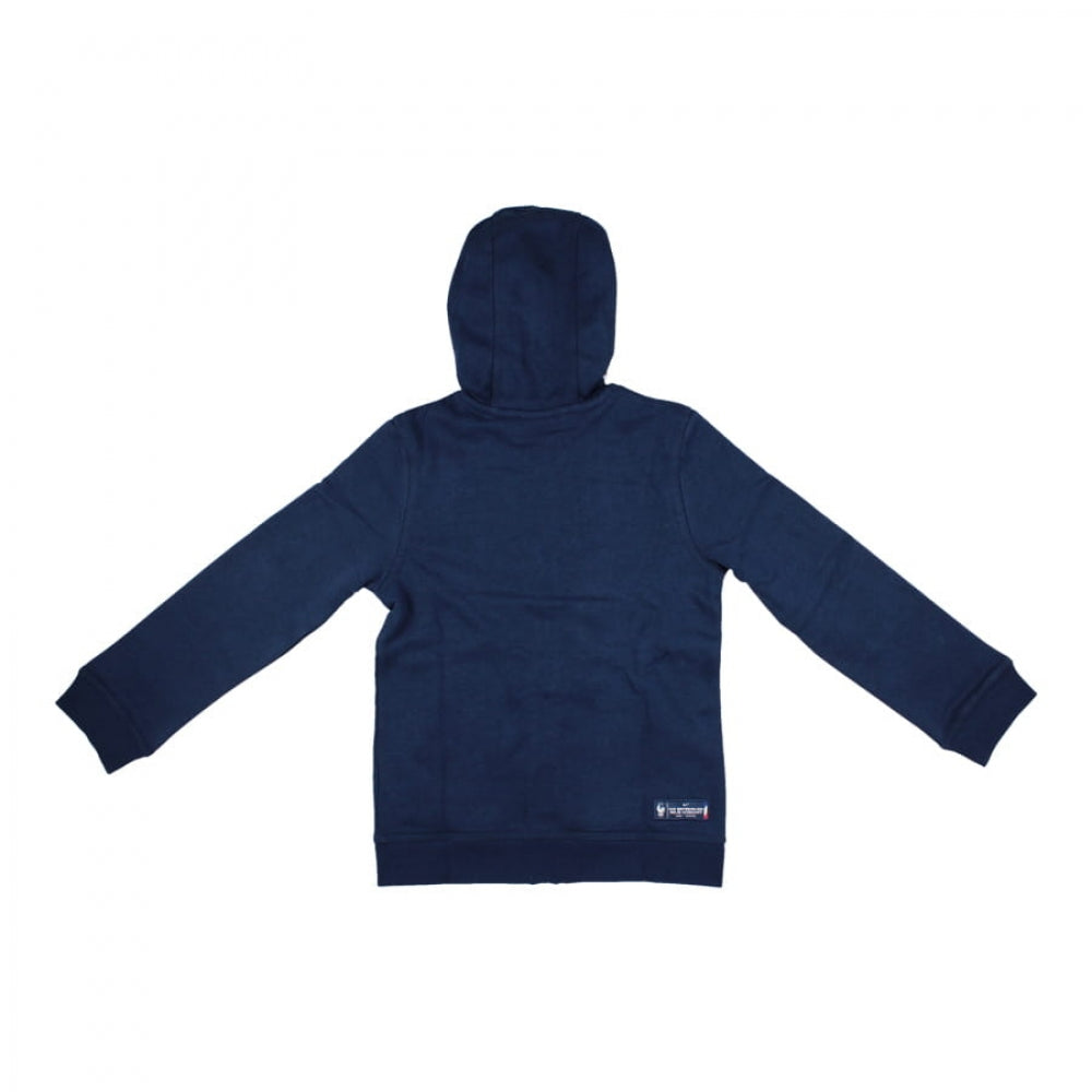 2022-2023 France Full Zip Hoody (Navy) - Kids_1