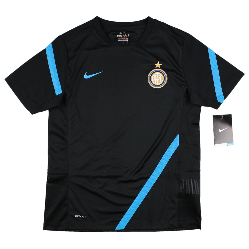 2011-2012 Inter Milan Training Shirt (Black) - Kids_0