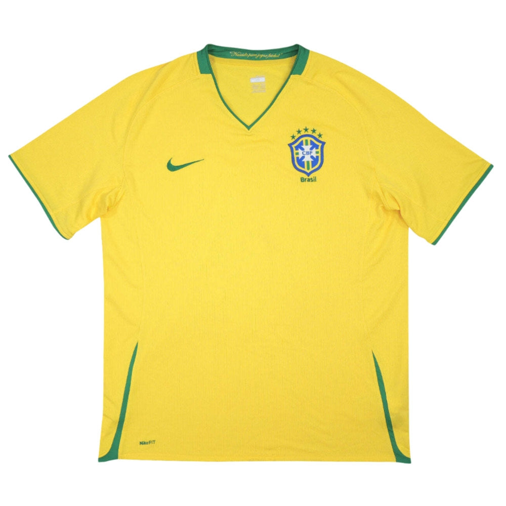 Brazil 2008-10 Home Shirt (M) (Excellent)_0