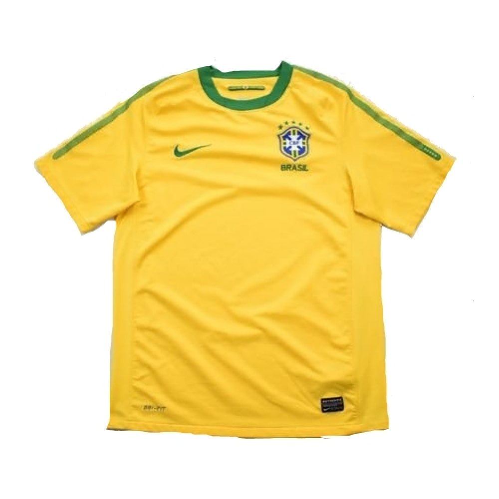 Brazil 2010-11 Home Shirt (M) (Very Good)_0