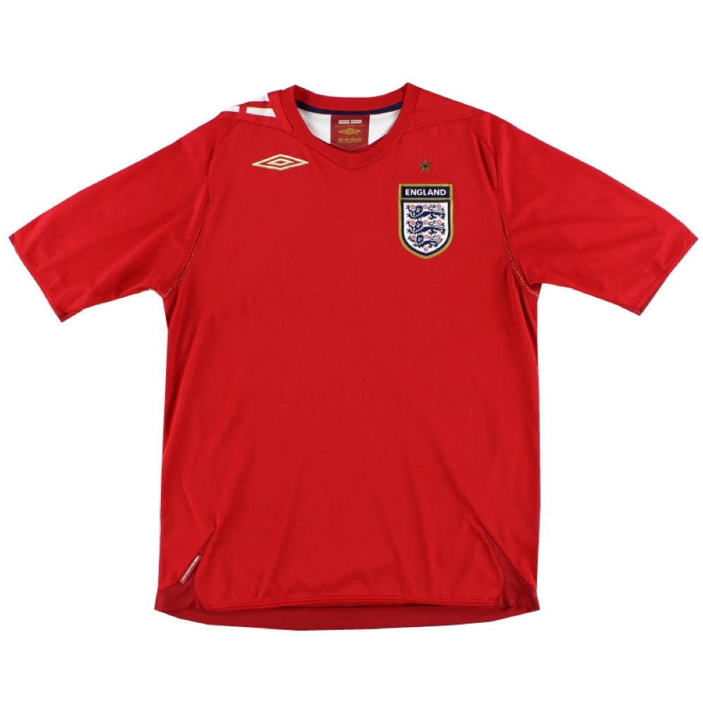 England 2006-08 Away Shirt (XL) (Excellent) – Soccer Clasico