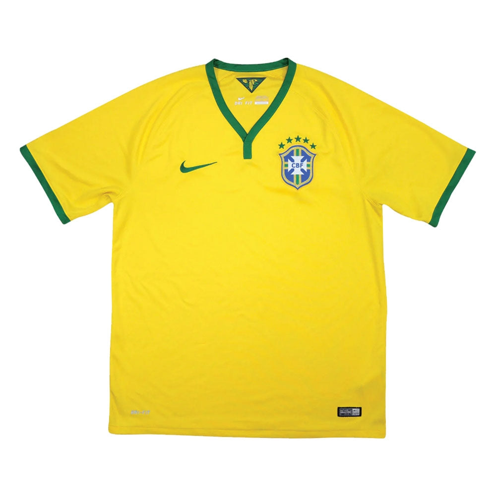 Brazil 2014-15 Home Shirt (YXL) (Excellent)