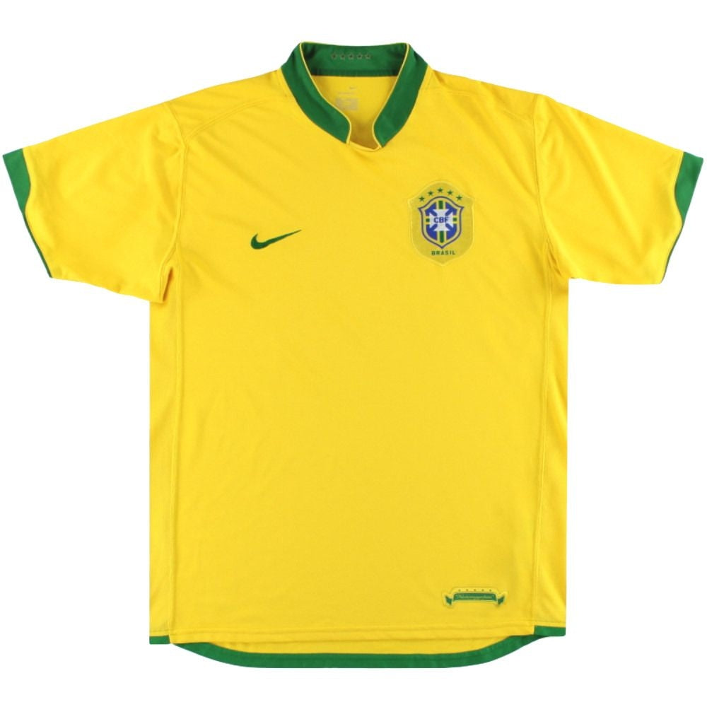 Brazil 2006-2008 Home Shirt (XL) (Mint)_0