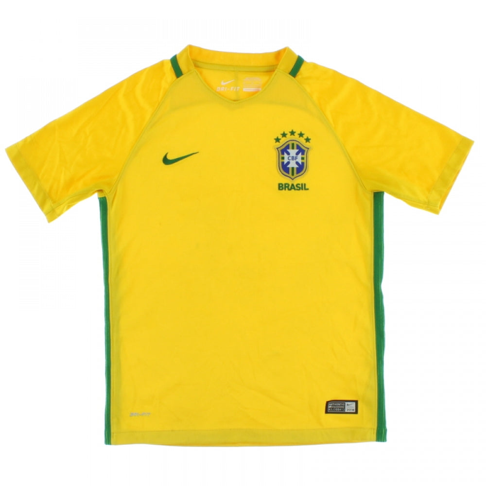 Brazil 2016-17 Home Shirt (M) (Good)_0