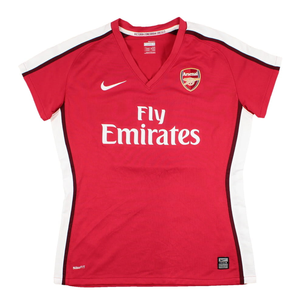 Arsenal 2008-10 Womens Home Shirt (Womens L) Walcott #14 (Excellent)_1