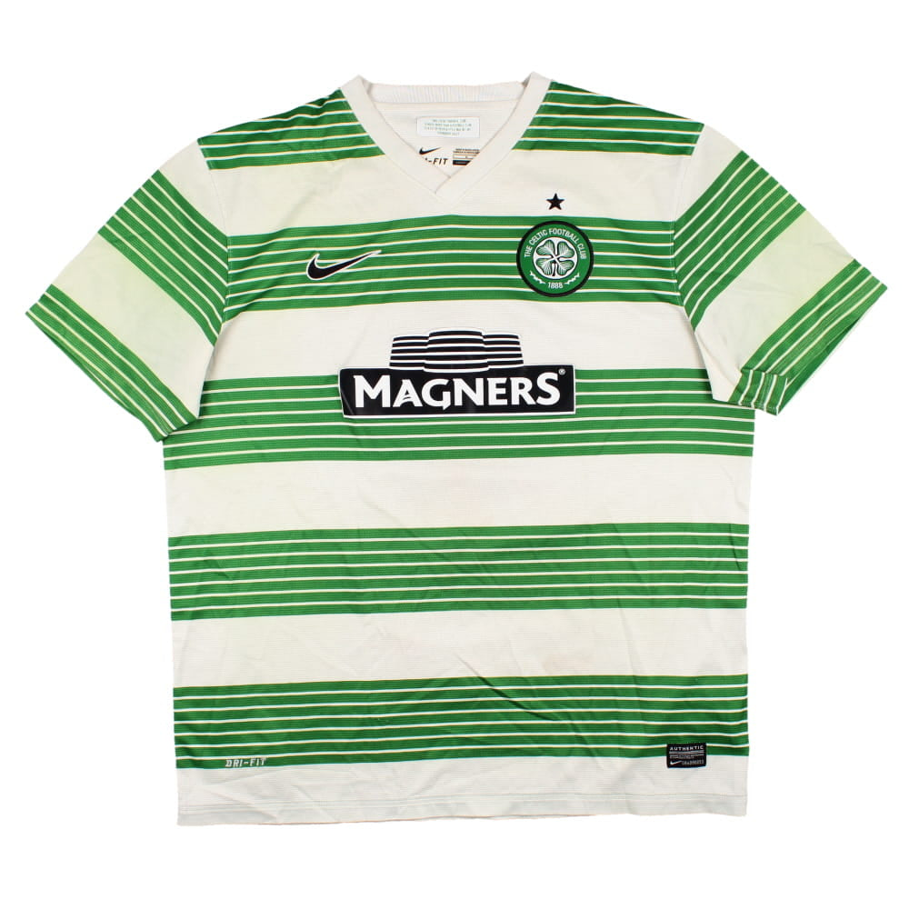 Celtic 2013-15 Home Shirt (Guidetti #9) (L) (Fair)_1