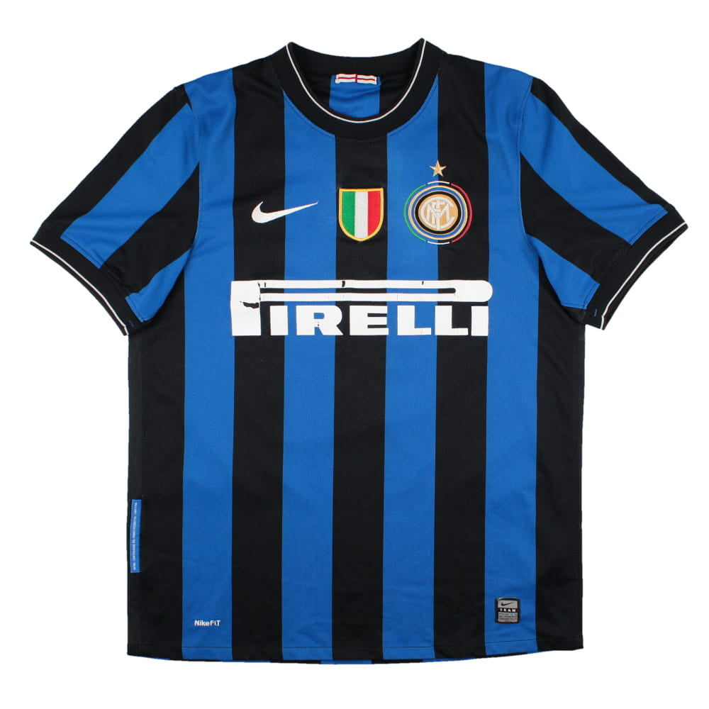 Inter Milan 2009-10 Home Shirt (Sneijder #10)(M) (Good)_1