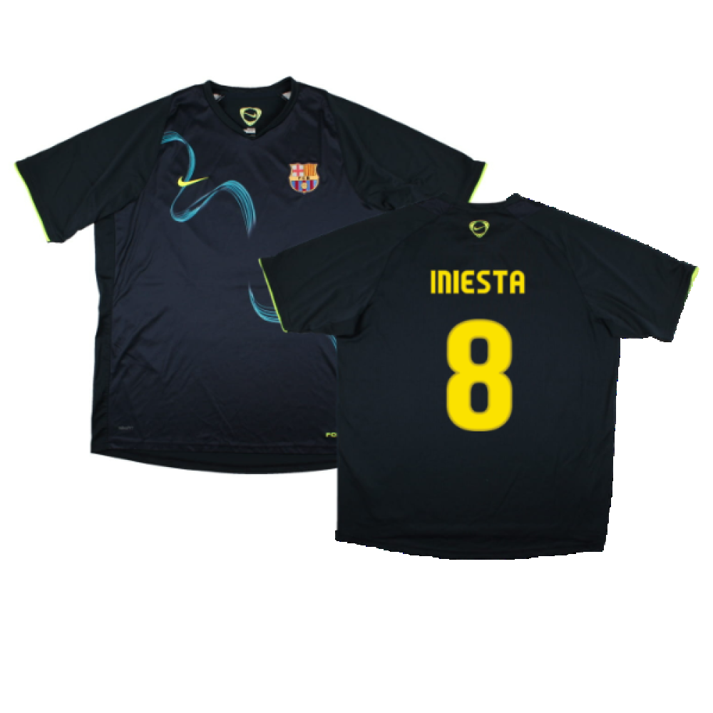 Barcelona 2008-09 Nike Training Shirt (2XL) (Iniesta 8) (Excellent)_0