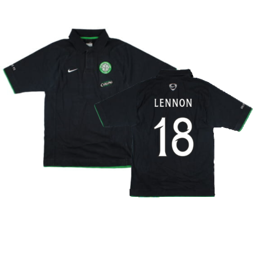 Celtic 2013-15 Nike Polo Shirt (M) (Lennon 18) (Very Good)_0