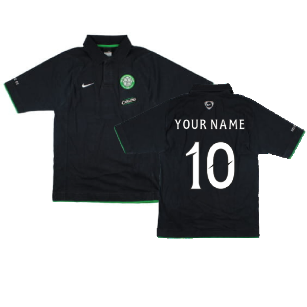 Celtic 2013-15 Nike Polo Shirt (M) (Your Name 10) (Very Good)_0