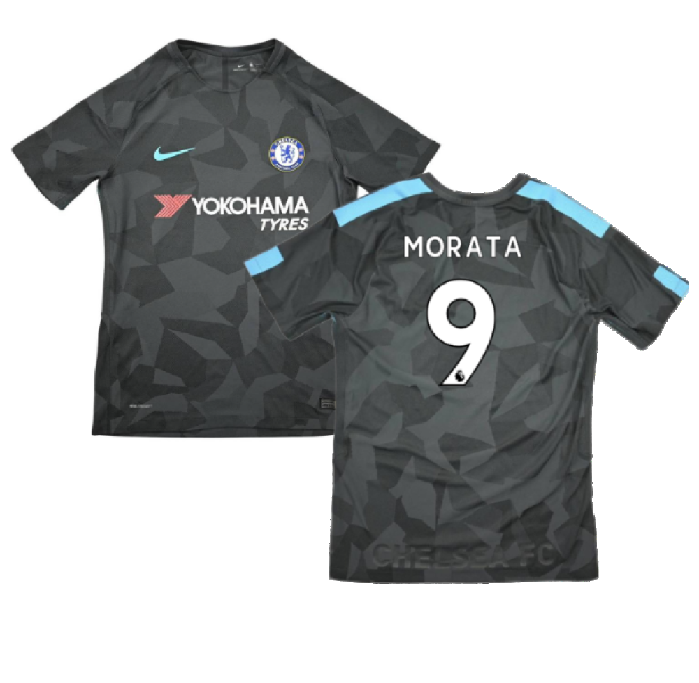 Chelsea 2017-18 Third Shirt (M) (Morata 9) (Excellent)_0