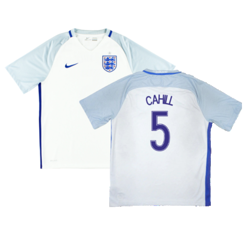 England 2016-17 Home Shirt (L) (Cahill 5) (Very Good)_0