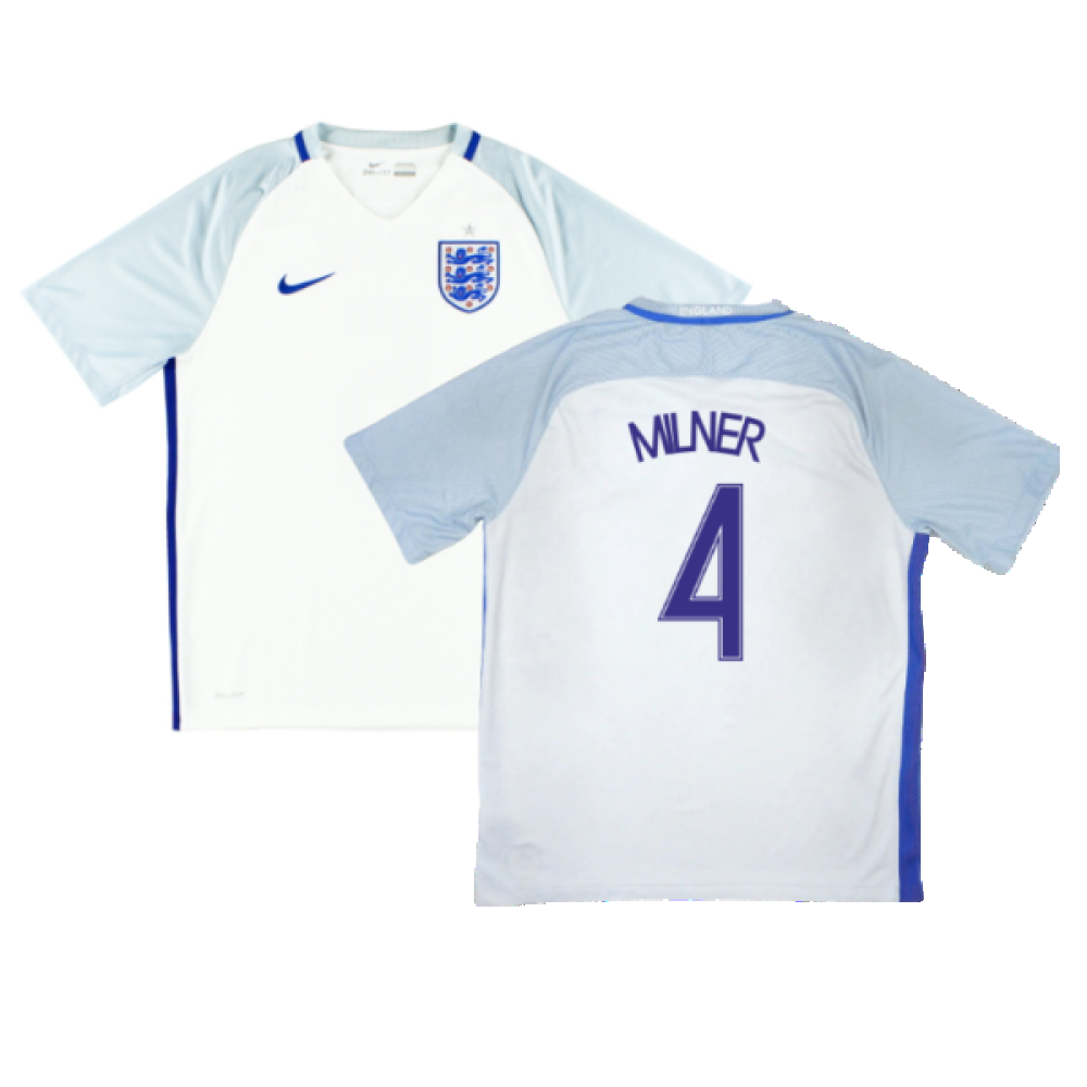 England 2016-17 Home Shirt (L) (Milner 4) (Very Good)_0