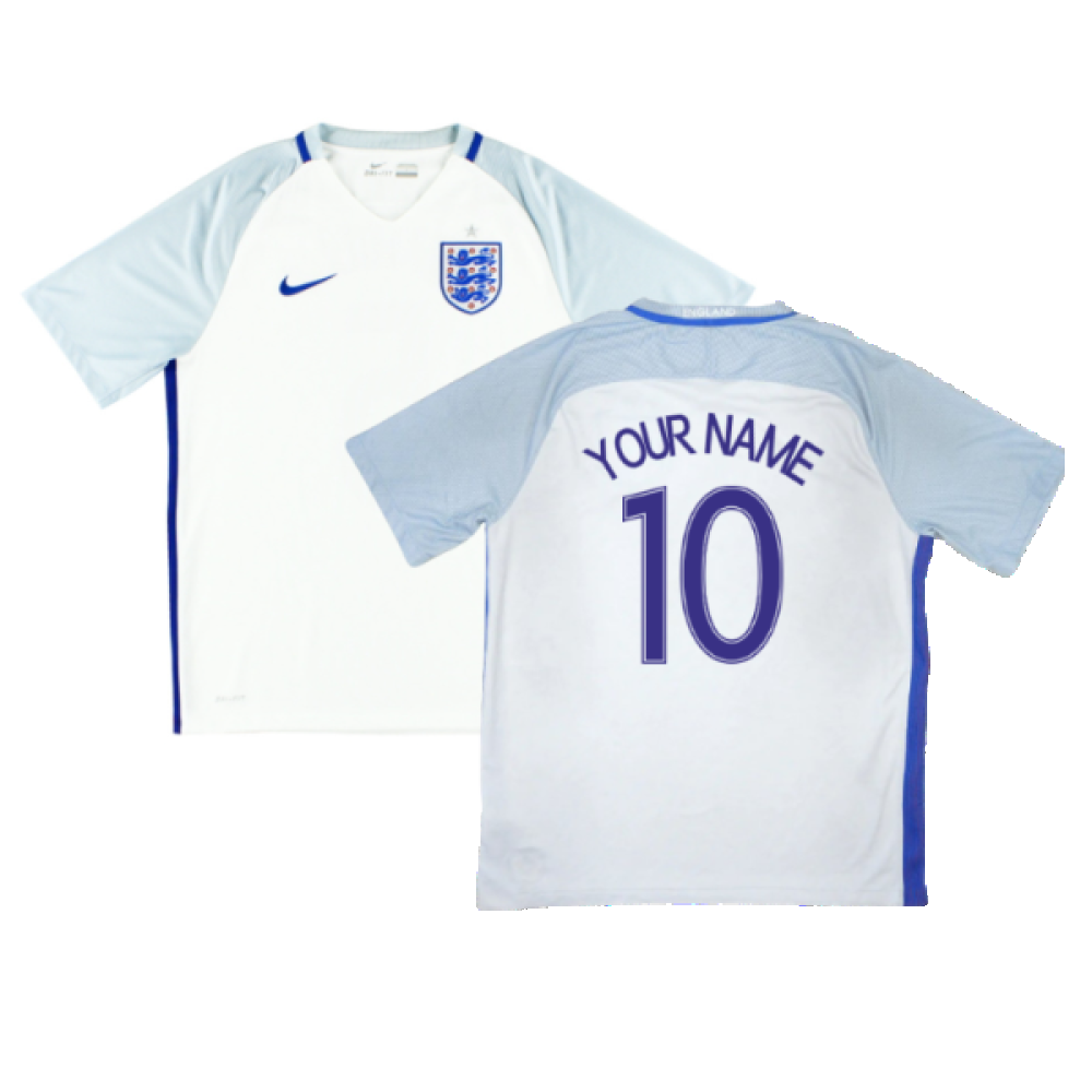 England 2016-17 Home Shirt (L) (Your Name 10) (Very Good)_0