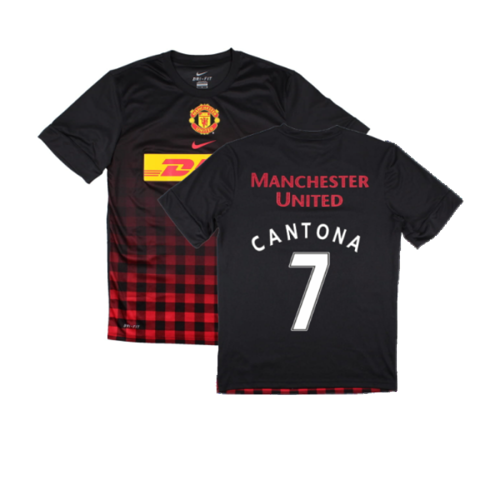 Manchester United 2010-2011 Training Shirt (M) (Cantona 7) (Excellent)_0