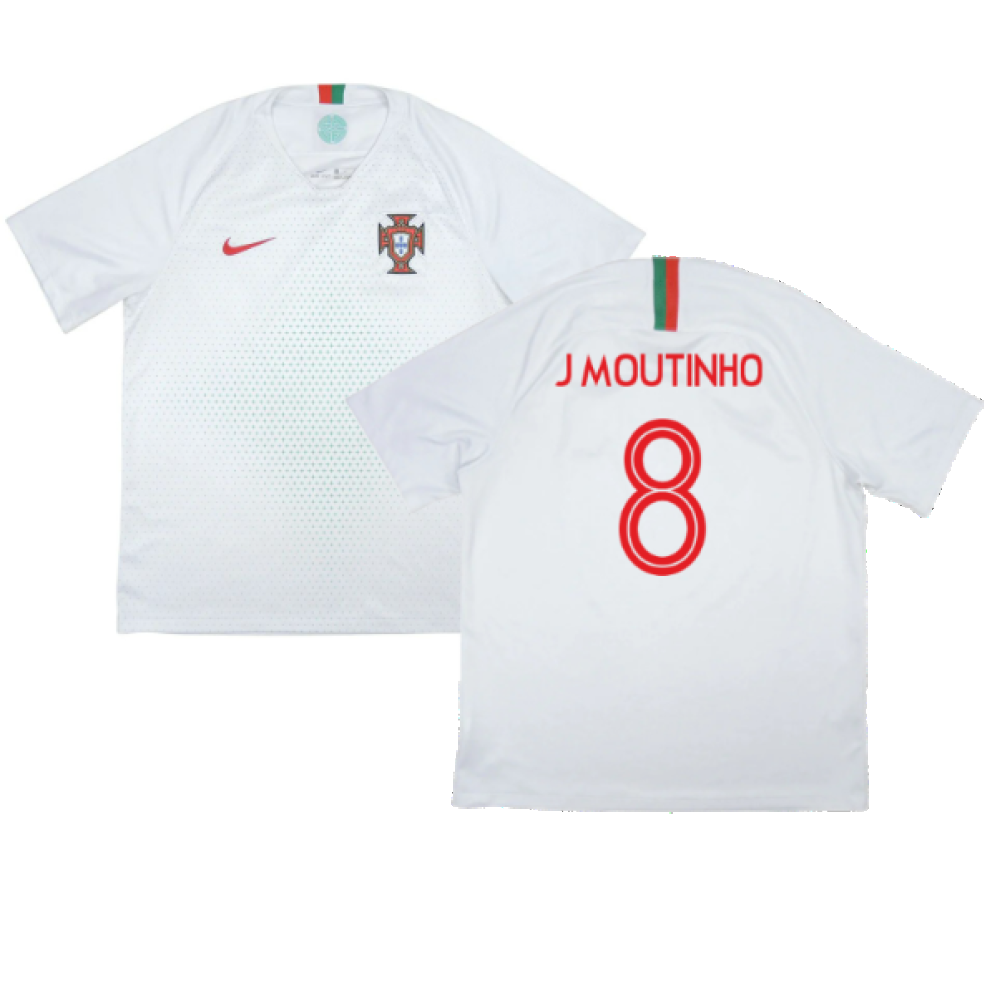 Portugal 2018-19 Away Shirt (L) (J Moutinho 8) (Good)_0