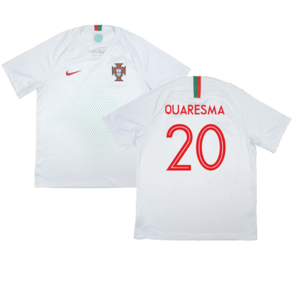 Portugal 2018-19 Away Shirt (L) (Quaresma 20) (Good)_0