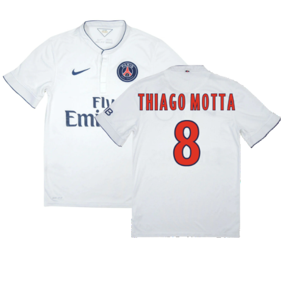 PSG 2014-15 Away Shirt (M) (THIAGO MOTTA 8) (Good)_0