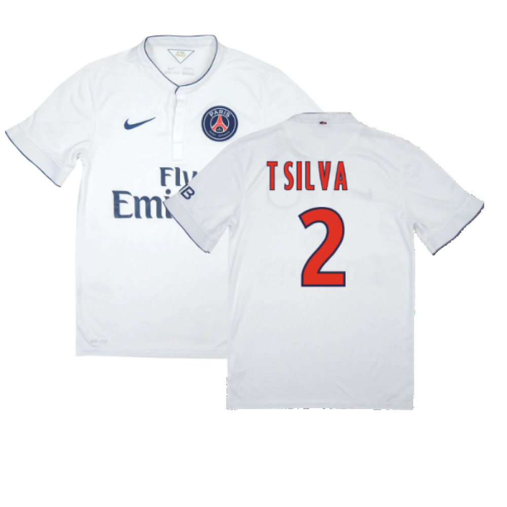 PSG 2014-15 Away Shirt (M) (T.SILVA 2) (Good)_0