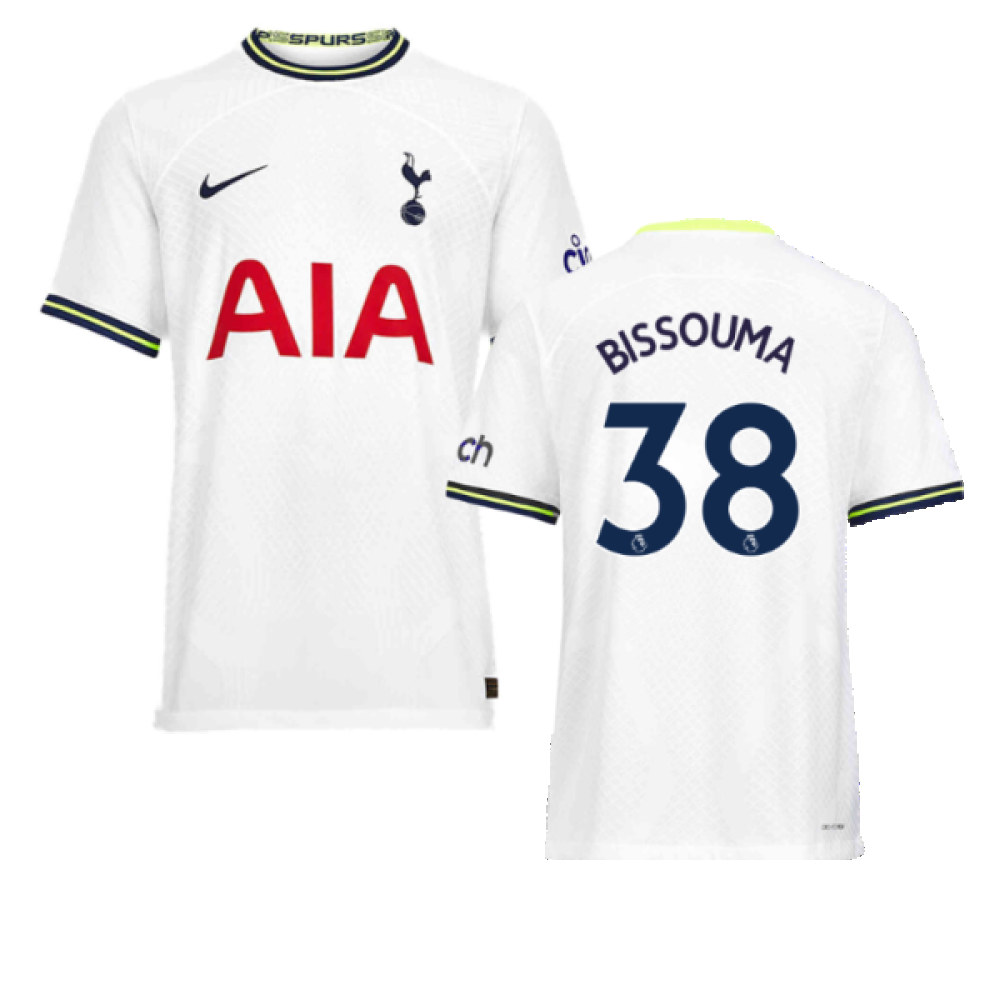 Tottenham 2022-23 Home Shirt (7-8y) (BISSOUMA 38) (Mint)_0